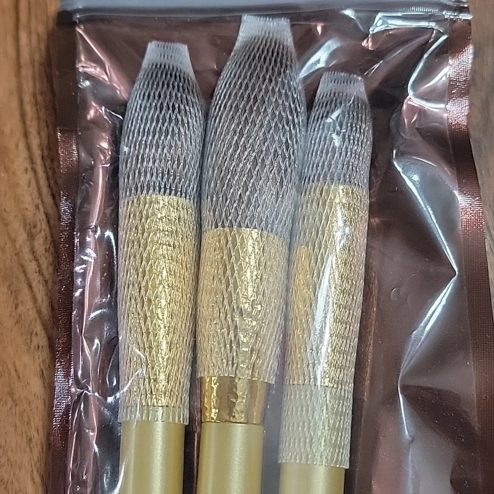 MOTD Cosmetics Gold Goddess   Trio Brush Set